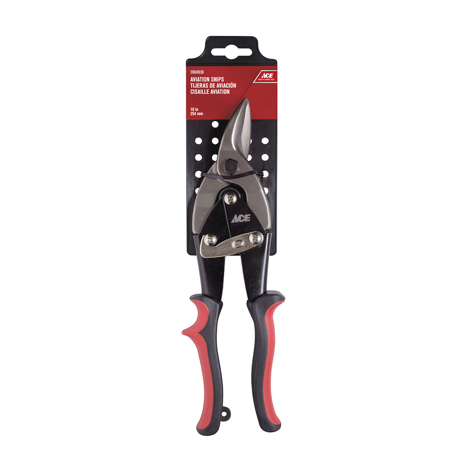 ACE TIJERAS DE AVIACION CORTE IZQ MANGO PVC 25CM (10IN)