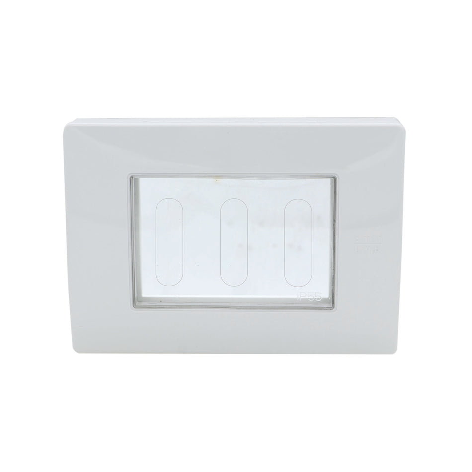 SIMON PLACA PARED IP55 BLANCO