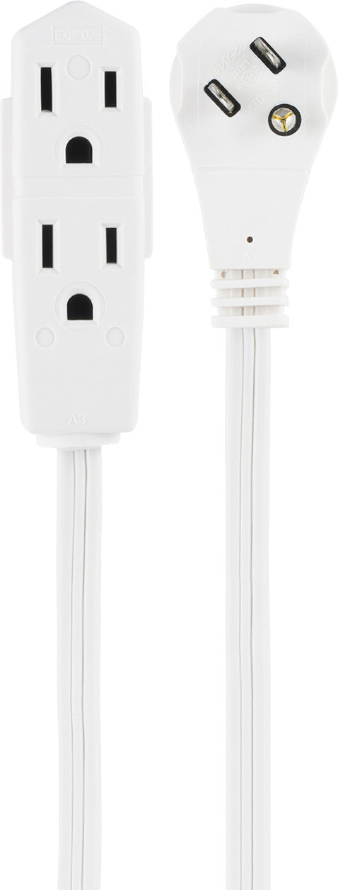 GE EXTENSION 12FT 3 ENTRADAS BLANCA