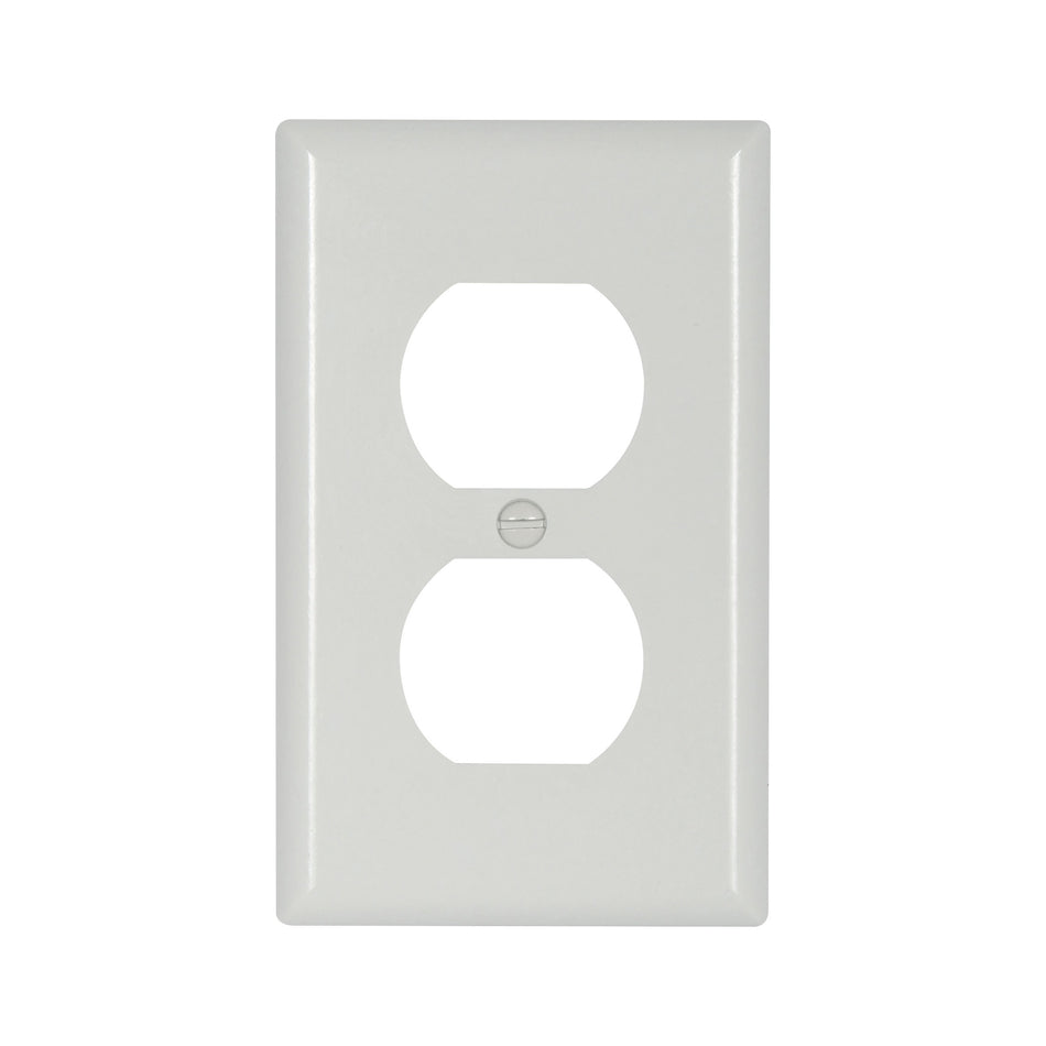 EATON PLACA PARA CONTACTO DUPLEX TERMOPLASTICA NYLON 1 PC BLANCA