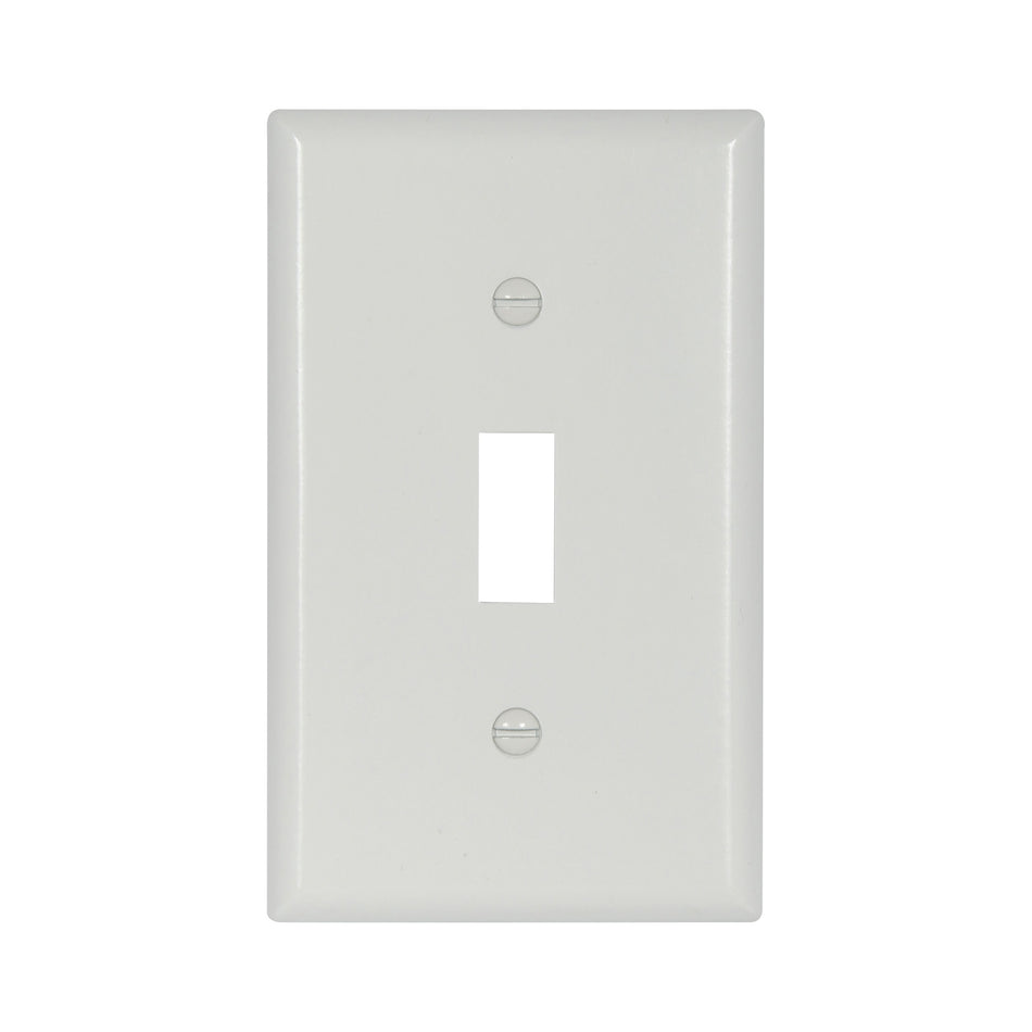 EATON PLACA 1 MODULO TERMOPLASTICA PARA INTERRUPTOR MONTAJE CON TORNILLO 1 PC BLANCO