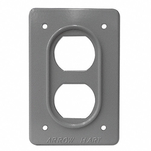 EATON PLACA PARA RECEPTACULO DUPLEX DE ALUMINIO USO INDUSTRIAL 1 PC