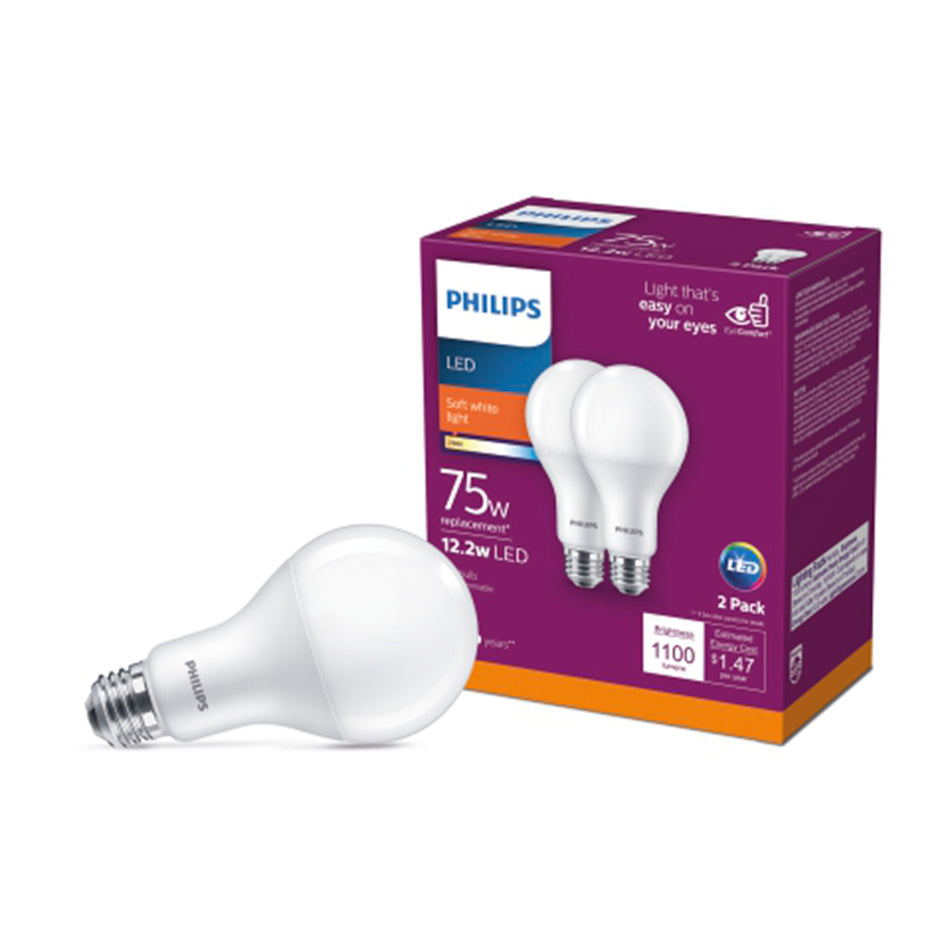 PHILIPS FOCO LED LUZ FRIA 12.2 WATTS 2 PACK