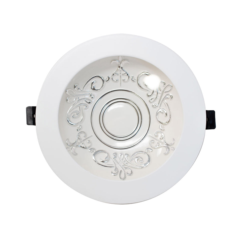 ADESI EMPOTRABLE RAYOS PLATA LED 10W 5K BCO PLATA