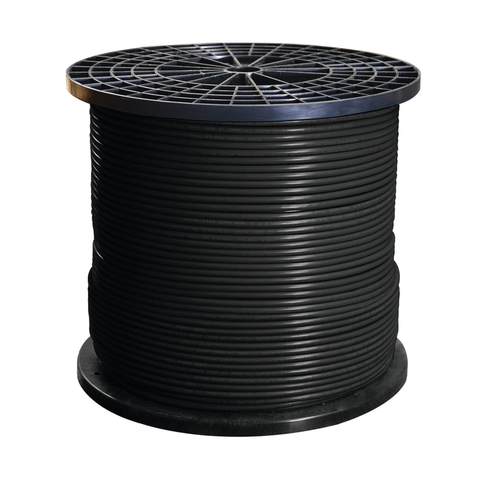 CABLE DE COBRE THW-LSTHHW-LS #12 NEGRO PZA 1000 M