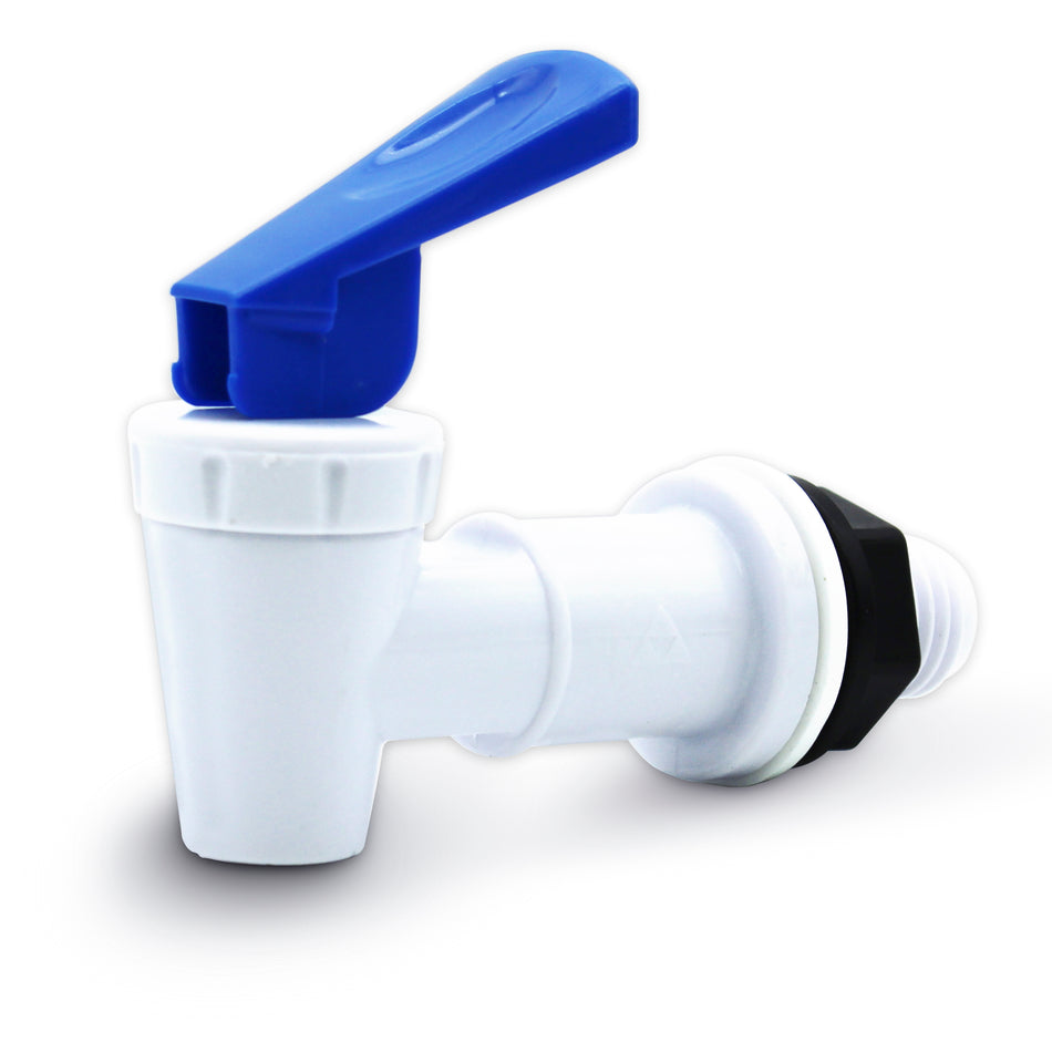 FAMA LLAVE MACHO 5/8PULG PALANCA AZUL (DISPENSADOR DE AGUA)