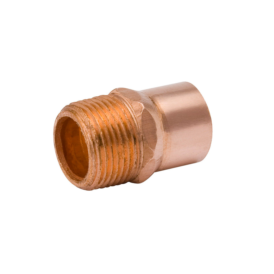 MUELLER CONECTOR ROSCA EXTERIOR COBRE 1/2
