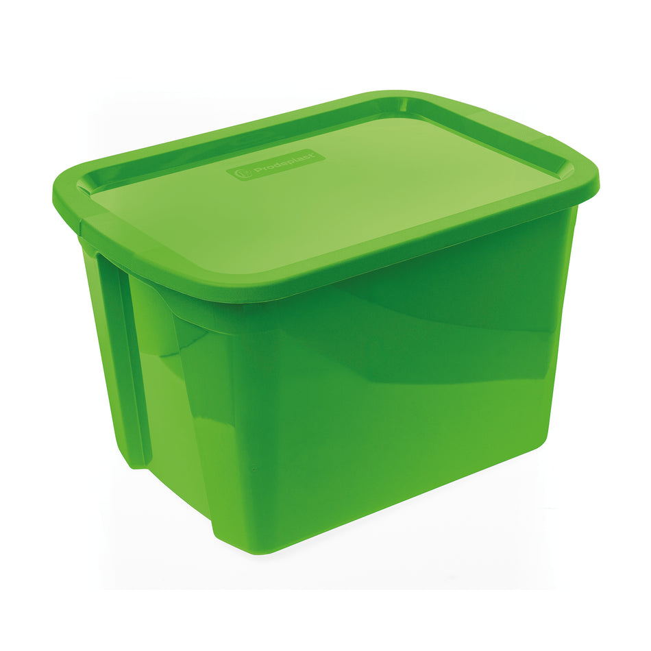 PRODEPLAST CAJA ORGANZADORA DE PLASTICO COLOR VERDE 73 LTS