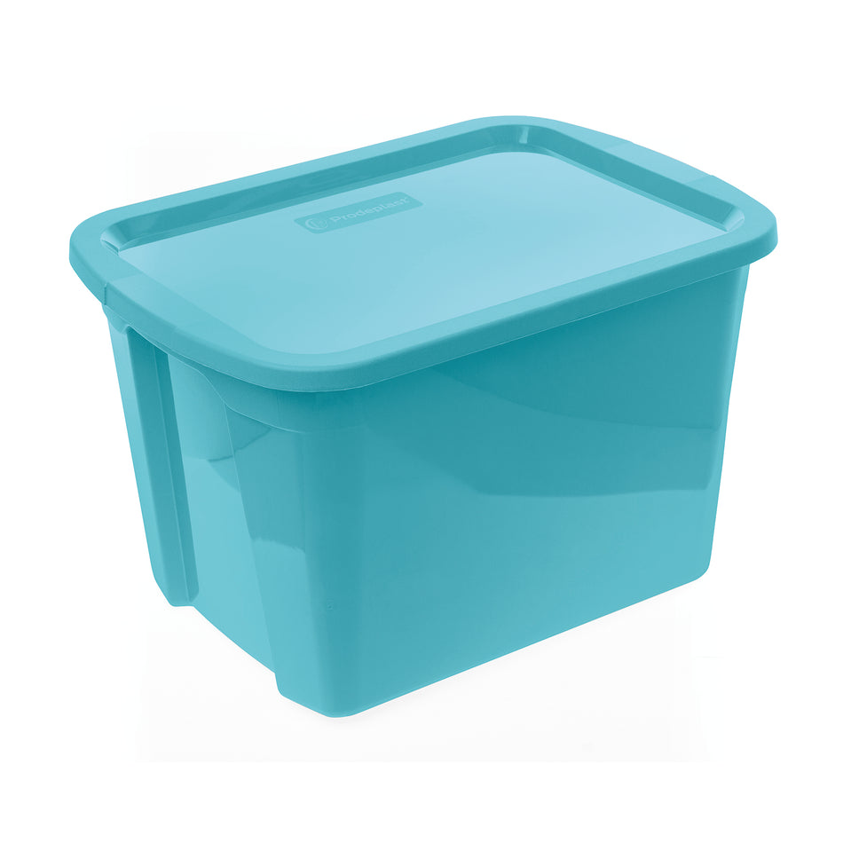 PRODEPLAST CAJA ORGANZADORA DE PLASTICO COLOR AZUL 73 LTS