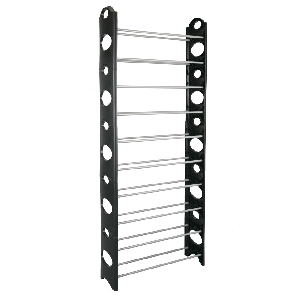 SIMPLIFY RACK ZAPATERO 30 PARES 10 NIVELES NEGRO