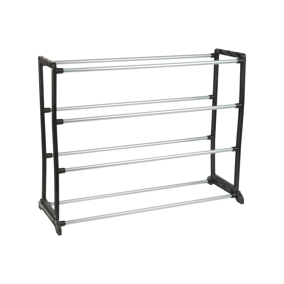 SIMPLIFY RACK ZAPATERO 12 PARES 4 NIVELES NEGRO