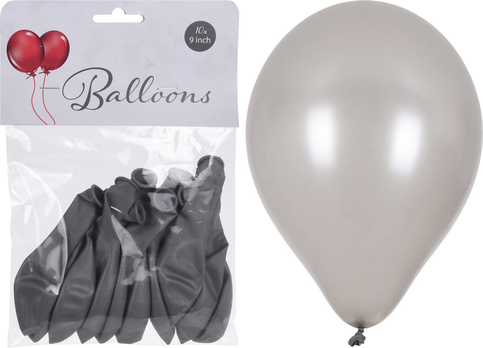 PARTY COLLECTION BOLSA 15 GLOBOS COLORES 9 PULGADAS