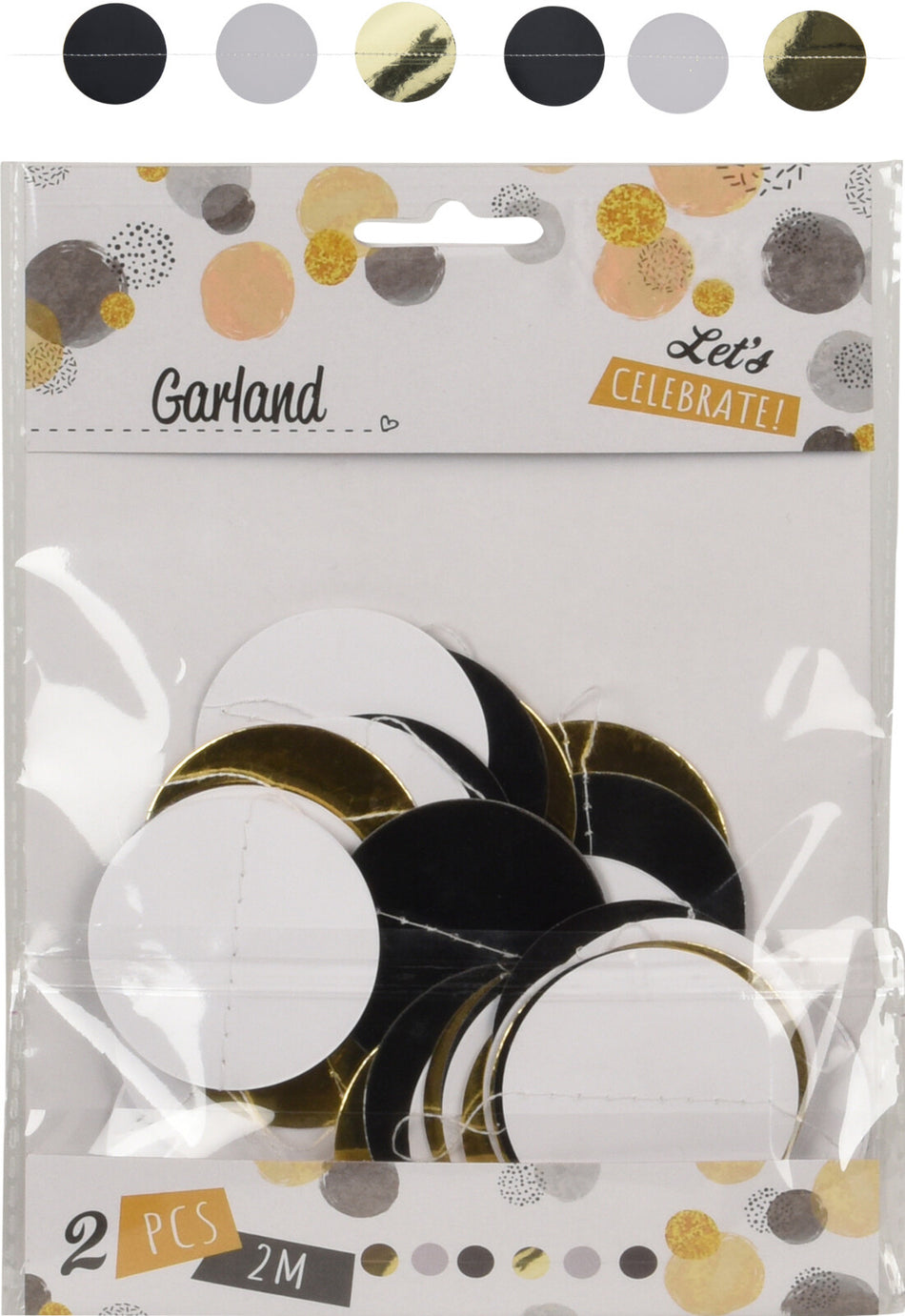PARTY COLLECTION GUIRNALDA CONFETTI DORADO