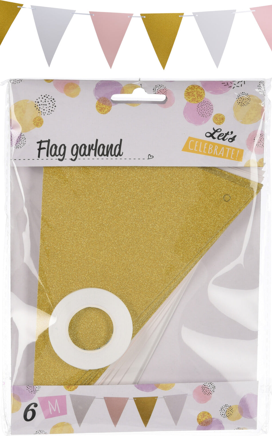 PARTY COLLECTION BANDERITAS DORADO