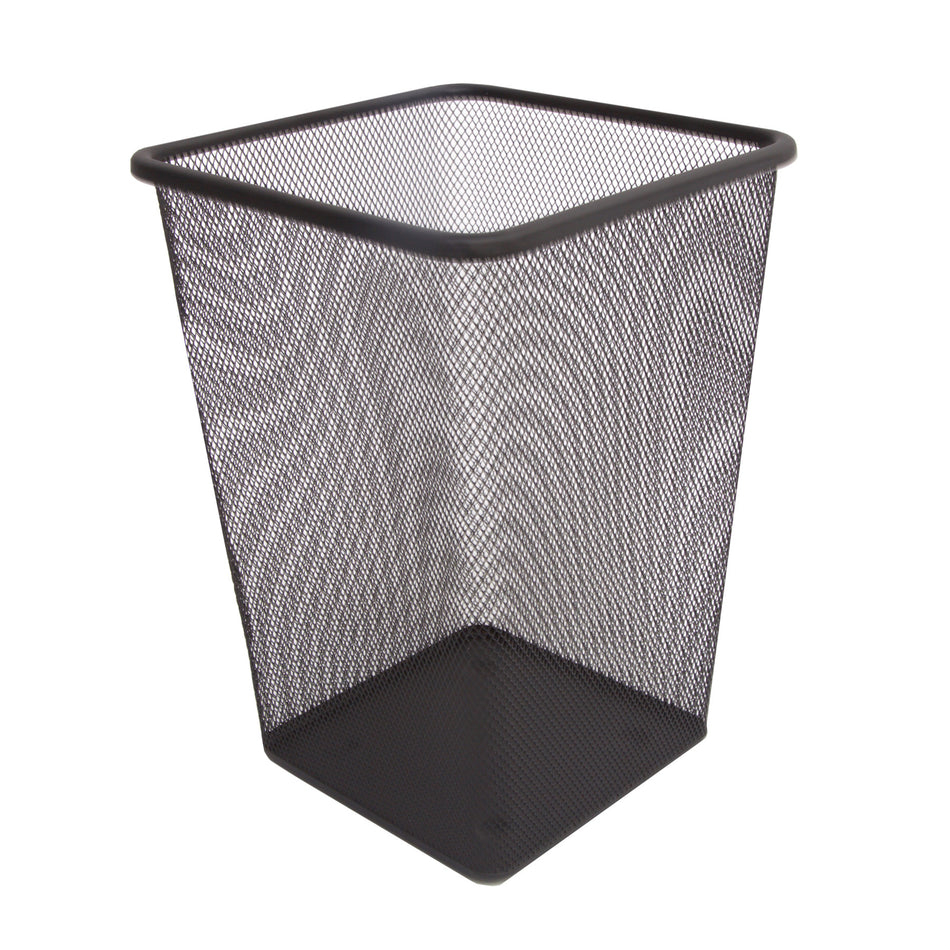KENNEY BOTE BASURA TIPO MALLA NEGRO PARTE SUP 21.34CM X LADO 30CM ALTO