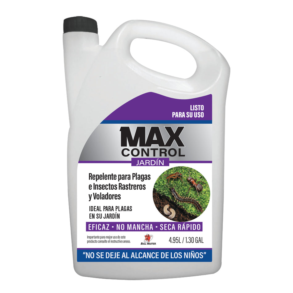 MAX CONTROL INSECTICIDA PARA PLANTAS Y JARDIN 4.95LTS