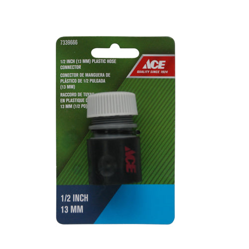 CONECTOR DE MANGUERA 1.27CM 0.5IN ACE ROJO Y NEGRO