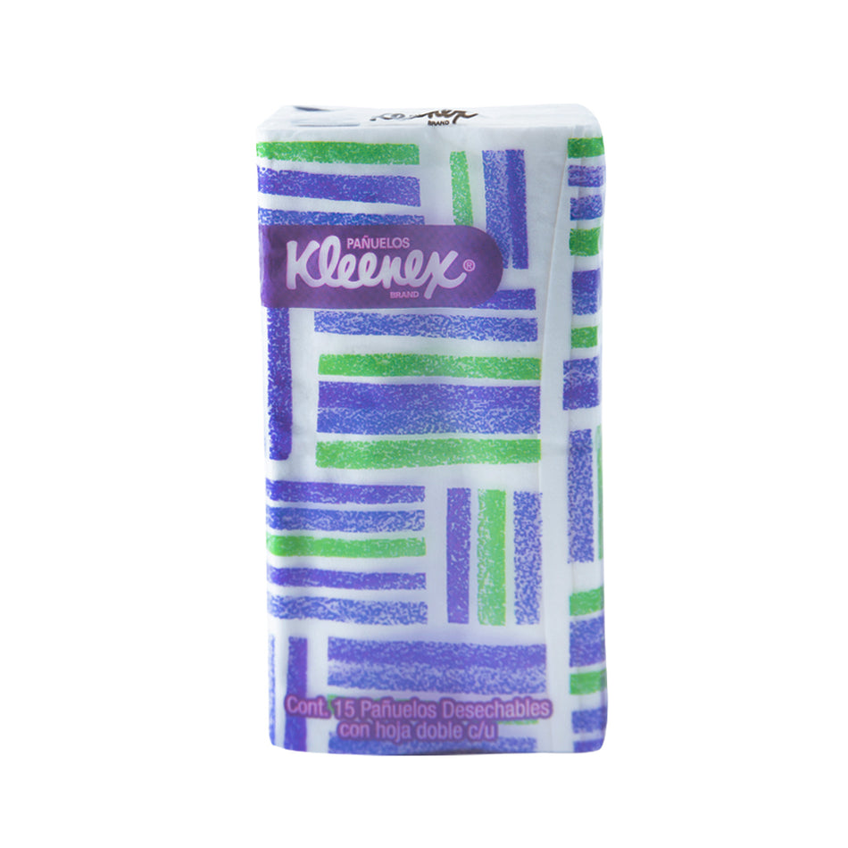 KLEENEX PANUELOS DESECHABLES 15 PIEZAS